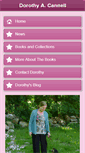 Mobile Screenshot of dorothycannell.com