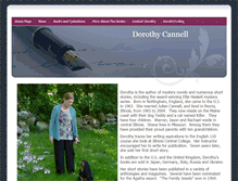 Tablet Screenshot of dorothycannell.com